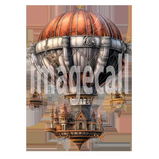Steampunk hot air balloon (18)