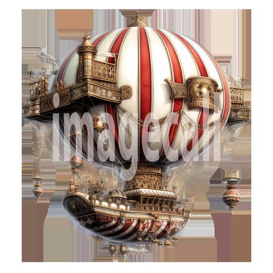 Steampunk hot air balloon (20)