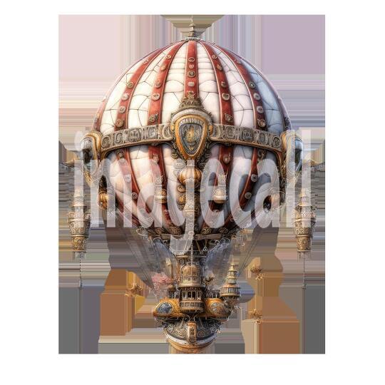 Steampunk hot air balloon (5)