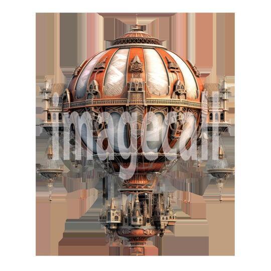 Steampunk hot air balloon (7)