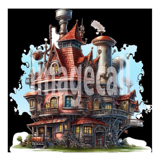 Steampunk Houses (14)