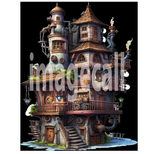 Steampunk Houses (16)