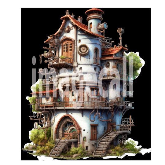 Steampunk Houses (9)