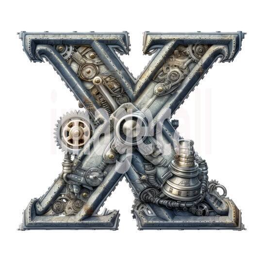 Steampunk Letters (10)