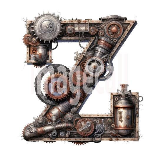 Steampunk Letters (12)