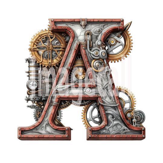 Steampunk Letters (13)