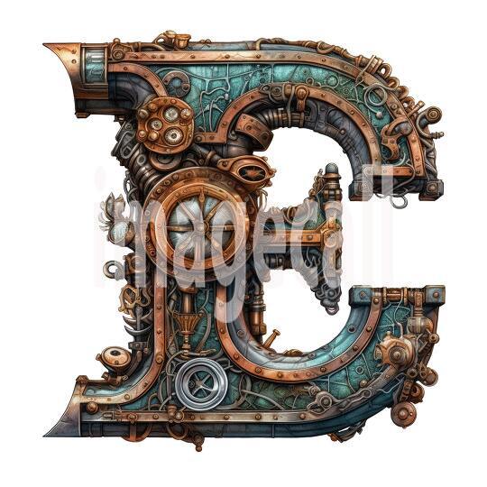 Steampunk Letters (17)