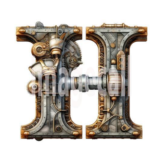 Steampunk Letters (20)