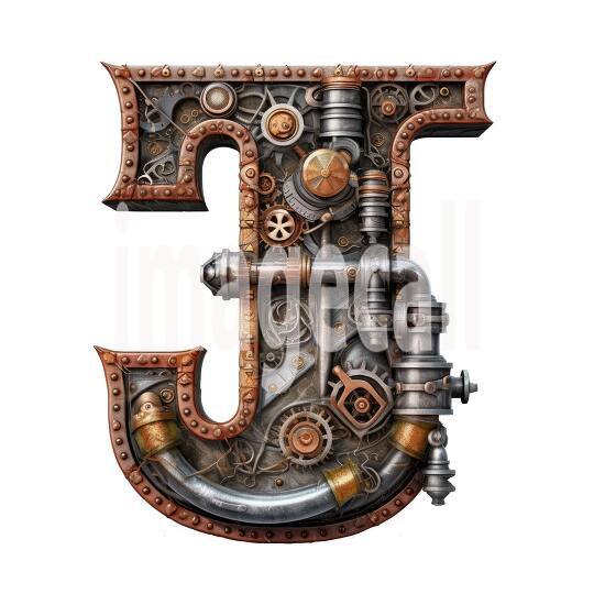 Steampunk Letters (22)