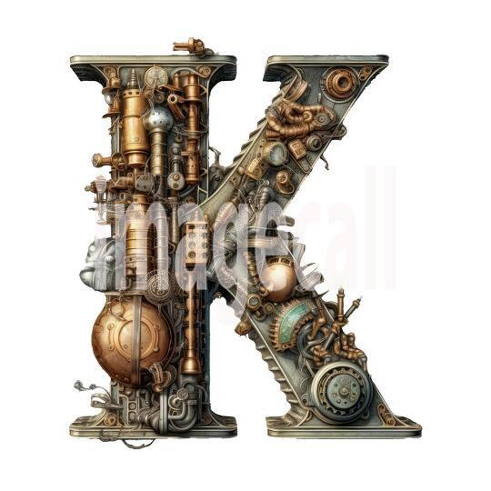 Steampunk Letters (23)