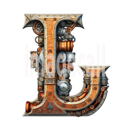 Steampunk Letters (24)