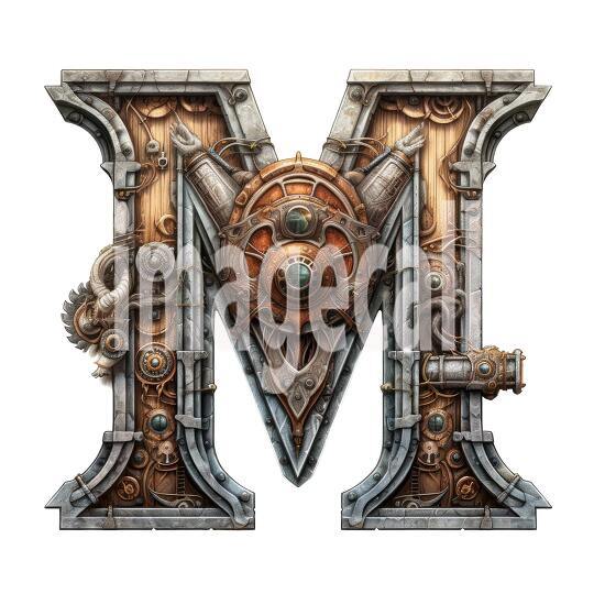 Steampunk Letters (25)