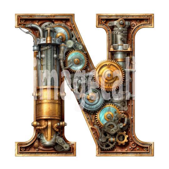 Steampunk Letters (26)