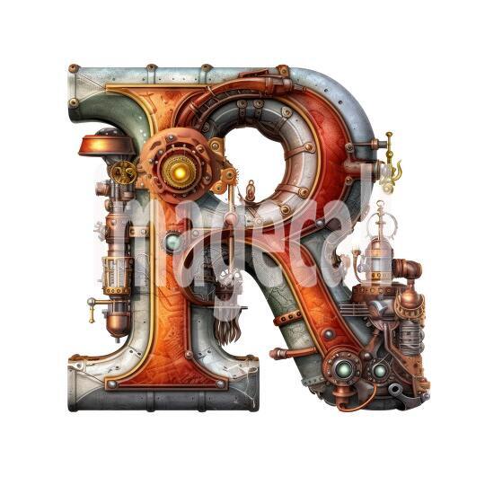 Steampunk Letters (4)