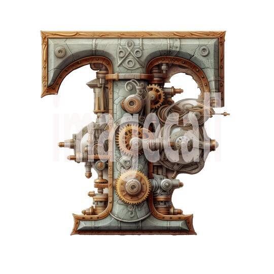 Steampunk Letters (6)