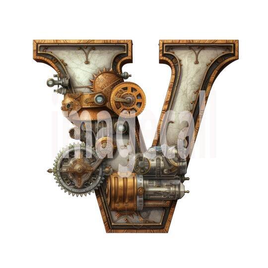 Steampunk Letters (8)