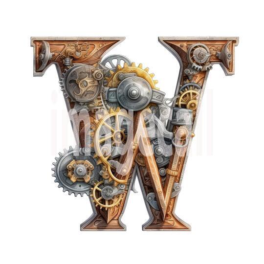 Steampunk Letters (9)