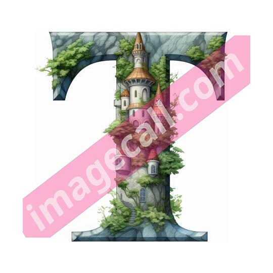 T Clipart Fairy Tale Letter300dpi