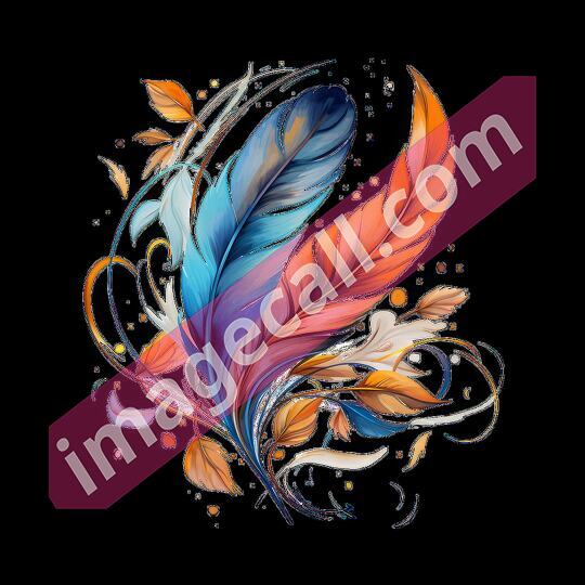 Vibrant Feathers  (10)