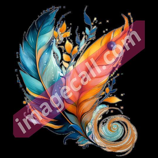 Vibrant Feathers  (12)