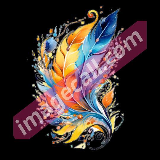 Vibrant Feathers  (2)