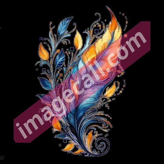 Vibrant Feathers  (3)