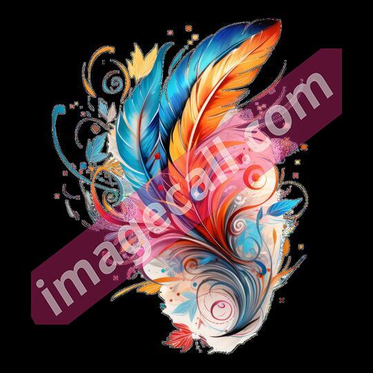 Vibrant Feathers  (4)