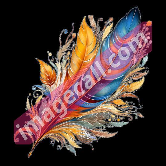 Vibrant Feathers  (8)