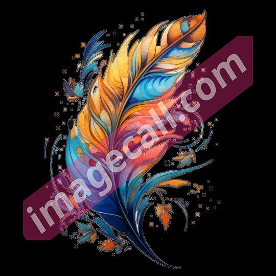 Vibrant Feathers  (9)